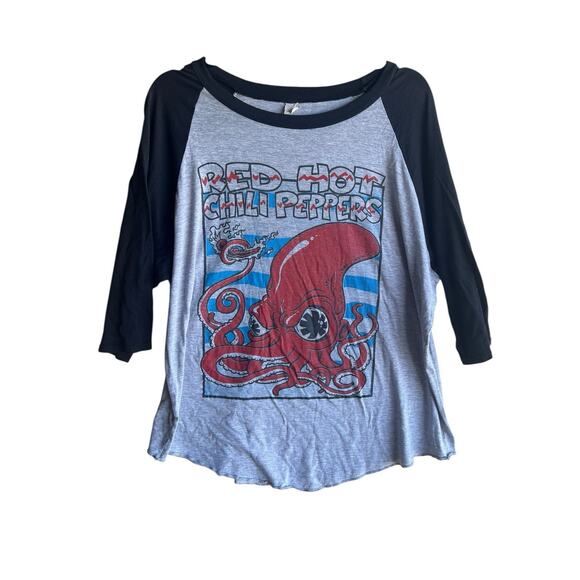 Unbranded Other - Rare Made In USA Red Hot Chili Peppers World Tour 2017 Concert Raglan Size L